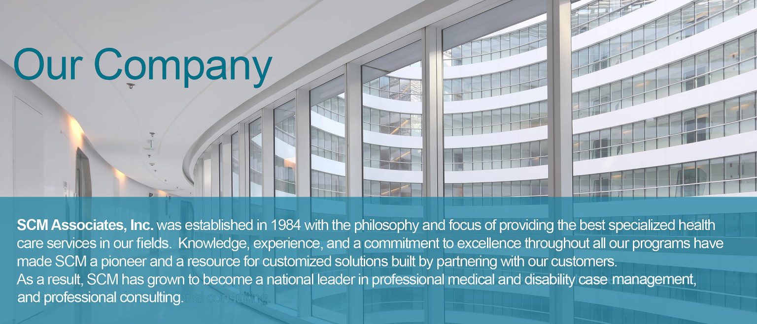 Our Company - SCM Associates | Specialized Health Care Services